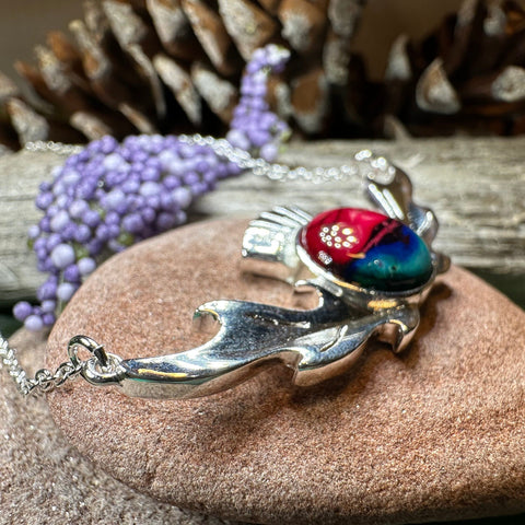 Load image into Gallery viewer, Thistle Necklace, Scotland Jewelry, Heather Gem, Celtic Necklace, Nature Jewelry, Outlander Jewelry, Wiccan Necklace, Anniversary Gift