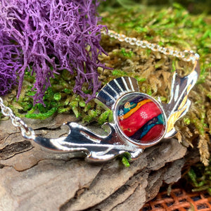 Thistle Necklace, Scotland Jewelry, Heather Gem, Celtic Necklace, Nature Jewelry, Outlander Jewelry, Wiccan Necklace, Anniversary Gift