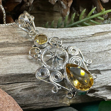 Load image into Gallery viewer, Compass Necklace, True North Pendant, Celtic Jewelry, Scotland Jewelry, Celtic Knot Pendant, Irish Jewelry, Traveller Gift, North Star Gift