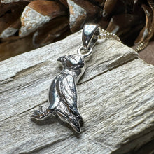 Load image into Gallery viewer, Puffin Necklace, Scotland Jewelry, Sea Bird Jewelry, Celtic Jewelry, Bird Jewelry, Girlfriend Gift, Anniversary Gift, Sea Parrot Gift