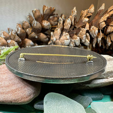 Load image into Gallery viewer, Welsh Dragon Brooch, Wales Jewelry, Extra Large Celtic Pin, Grooms Gift, Father's Day Gift, Celtic Pin, Pagan Brooch, Plaid Pin, Tartan Pin