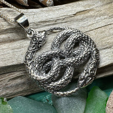Load image into Gallery viewer, Celtic Knot Necklace, Celtic Jewelry, Snake Jewelry, Ireland Gift, Scotland Jewelry, Mom Gift, Irish Jewelry, Norse Jewelry, Viking Jewelry