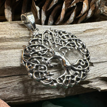 Load image into Gallery viewer, Tree of Life Necklace, Celtic Jewelry, Irish Pendant, Tree Jewelry, Mom Gift, Anniversary Gift, Sterling Silver, Graduation Gift, Wife Gift