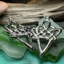 Load image into Gallery viewer, Celtic Earrings, Love Knot Earrings, Irish Jewelry, Ireland Gift, Scotland Jewelry, Mom Gift, Large Earrings, Scottish Jewelry, Norse Gift