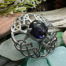Load image into Gallery viewer, Celtic Knot Brooch, Celtic Jewelry, Scotland Jewelry, Scottish Pin, Mom Gift, Wife Gift, Ireland Pin, Outlander Jewelry, Irish Jewelry