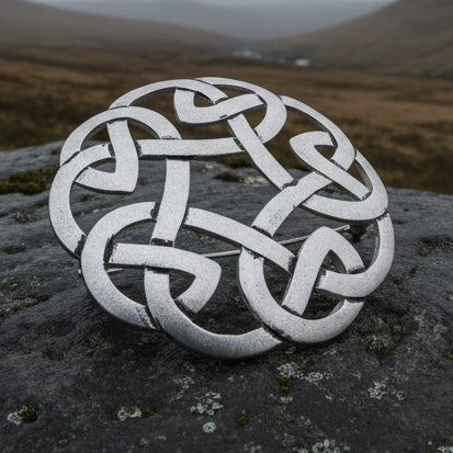 Load image into Gallery viewer, Traditional Celtic Knot Brooch
