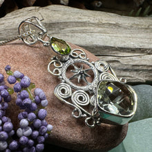 Load image into Gallery viewer, Compass Necklace, True North Pendant, Celtic Jewelry, Scotland Jewelry, Celtic Knot Pendant, Irish Jewelry, Traveller Gift, North Star Gift