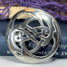 Load image into Gallery viewer, Celtic Knot Brooch, Celtic Jewelry, Irish Jewelry, Scotland Brooch, Celtic Brooch, Anniversary Gift, Celtic Pin, Ireland Gift, Norse Brooch