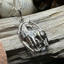 Load image into Gallery viewer, Unicorn Necklace, Scotland Jewelry, Fantasy Necklace, Gift for Her, Mythical Creature, Graduation Gift, Anniversary Gift, Scottish Gift