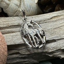 Load image into Gallery viewer, Unicorn Necklace, Scotland Jewelry, Fantasy Necklace, Gift for Her, Mythical Creature, Graduation Gift, Anniversary Gift, Scottish Gift