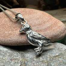 Load image into Gallery viewer, Puffin Necklace, Scotland Jewelry, Sea Bird Jewelry, Celtic Jewelry, Bird Jewelry, Girlfriend Gift, Anniversary Gift, Sea Parrot Gift