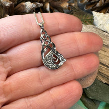 Load image into Gallery viewer, Dragon Necklace, Celtic Jewelry, Irish Pendant, Celtic Knot Necklace, Wiccan Jewelry, Celtic Dragon Pendant, Pagan Jewelry, Scottish Gift