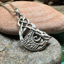Load image into Gallery viewer, Dragon Necklace, Celtic Jewelry, Irish Pendant, Celtic Knot Necklace, Wiccan Jewelry, Celtic Dragon Pendant, Pagan Jewelry, Scottish Gift