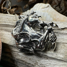 Load image into Gallery viewer, Horse Necklace, Equestrian Jewelry, Animal Pendant, Yellowstone, Mustang Pendant, Rodeo Jewelry, Horse Racing, Nature Jewelry, Wife Gift