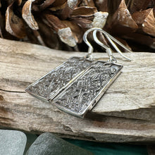 Load image into Gallery viewer, Celtic Birds Earrings, Irish Jewelry, Scottish Drop Earrings, Silver Ireland Jewelry, Anniversary Gift, Mom Gift, Wife Gift, Graduation Gift