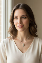 Load image into Gallery viewer, Irish Dancer Necklace, Irish Jewelry, Celtic Jewelry, Feis Gift, Ghillies Jewelry, Sister Gift, Irish Dance Gift, Silver Ireland Jewelry