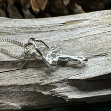 Load image into Gallery viewer, Irish Dancer Necklace, Irish Jewelry, Celtic Jewelry, Feis Gift, Ghillies Jewelry, Sister Gift, Irish Dance Gift, Silver Ireland Jewelry