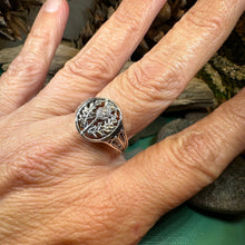 Load image into Gallery viewer, Thistle Ring, Celtic Jewelry, Scotland Jewelry, Flower Jewelry, Scottish Jewelry, Nature Ring, Silver Thistle Jewelry, Mom Gift, Wife Gift