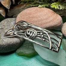 Load image into Gallery viewer, Mackintosh Roses Brooch, Scotland Jewelry, Mackintosh Jewelry, Celtic Pin, Scarf Pin, Scottish Silver Brooch, Mom Gift, Graduation Gift
