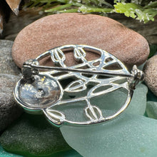 Load image into Gallery viewer, Mackintosh Roses Brooch, Scotland Jewelry, Mackintosh Jewelry, Celtic Pin, Scarf Pin, Scottish Silver Brooch, Mom Gift, Graduation Gift