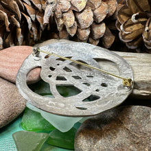 Load image into Gallery viewer, Celtic Knot Brooch, Celtic Jewelry, Irish Jewelry, Scotland Brooch, Celtic Brooch, Anniversary Gift, Celtic Pin, Ireland Gift, Norse Brooch