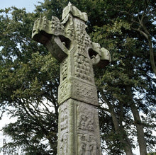 Load image into Gallery viewer, Ardboe Celtic Cross, Turf High Cross, Irish Cross Statue, Ireland Gift, Irish Turf, Housewarming Gift, New Home Gift, Confirmation Gift