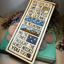 Load image into Gallery viewer, Birthday Wall Art, Encouragement Gift, Ceramic Wall Plaque, New Baby Gift, Graduation Gift, Baby Nursery Decor, Teenager Gift, Sobriety Gift