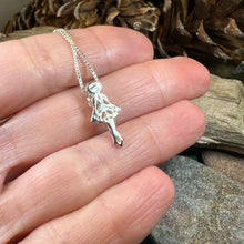 Load image into Gallery viewer, Irish Dancer Necklace, Irish Jewelry, Celtic Jewelry, Feis Gift, Ghillies Jewelry, Sister Gift, Irish Dance Gift, Silver Ireland Jewelry