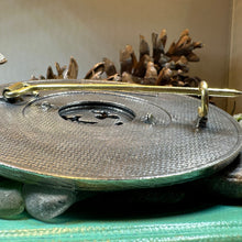 Load image into Gallery viewer, Thistle Plaid Brooch, Extra Large Celtic Pin, Scottish Lion Pin, Norse Jewelry, Wiccan Jewelry, Anniversary Gift, Kilt Pin, Men's Tartan Pin