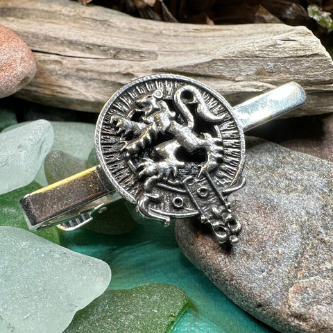 Load image into Gallery viewer, Lion Tie Bar, Men's Celtic Jewelry, Scottish Gift for Him, Dad Gift, Graduation Gift, Scotland Gift, Man's Gift, Celtic Tie Clip, Groom Gift