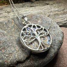 Load image into Gallery viewer, Tree of Life Necklace, Celtic Jewelry, Irish Jewelry, Tree Jewelry, Yoga Jewelry, Anniversary Gift, Graduation Gift, Scotland Jewelry