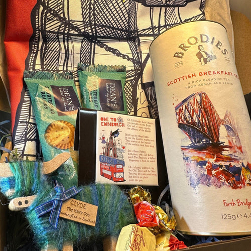 Scottish Gift Box, Kilt Lover Gift, Scotland Tea Gift Box, Outlander Gift, New Home Gift, Get Well Gift, Thank You Gift, Wife Gift, Mom Gift
