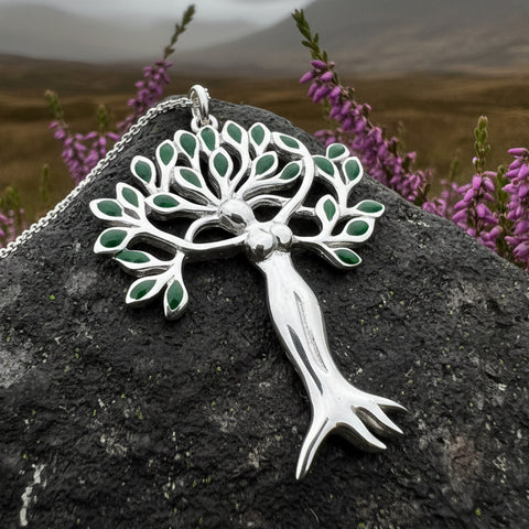 Load image into Gallery viewer, Tree of Life Necklace, Celtic Goddess Jewelry, Irish Jewelry, Anniversary Gift, Bridal Jewelry, Norse Jewelry, Danu Pendant, Yoga Jewelry