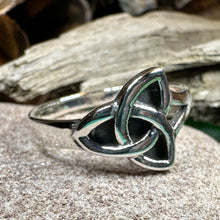 Load image into Gallery viewer, Trinity Knot Ring, Celtic Jewelry, Irish Jewelry, Celtic Knot Jewelry, Irish Ring, Irish Dance Gift, Anniversary Gift, Pagan Jewelry, Wiccan
