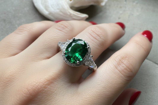 Shannon Irish Emerald Ring — view 6