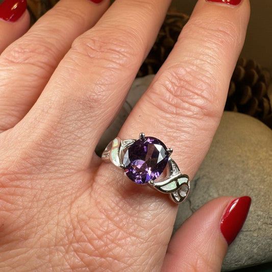 Boinne Opal Celtic Ring — view 4