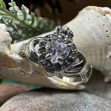 Load image into Gallery viewer, Claddagh Ring, Celtic Jewelry, Irish Jewelry, Bridal Jewelry, Ireland Gift, Promise Ring, Anniversary Gift, Girlfriend Gift, Wife Gift