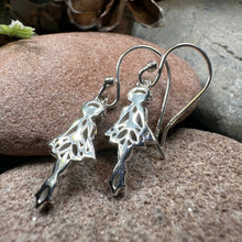 Load image into Gallery viewer, Irish Dancer Earrings, Irish Jewelry, Celtic Jewelry, Feis Gift, Ghillies Jewelry, Sister Gift, Irish Dance Gift, Silver Ireland Jewelry