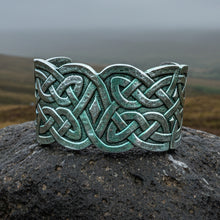 Load image into Gallery viewer, Celtic Knot Bracelet, Celtic Jewelry, Irish Cuff Bracelet, Bangle Bracelet, Scotland Jewelry, Wiccan Jewelry, Wife Gift, Girlfriend Gift