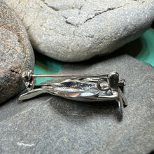 Load image into Gallery viewer, Penguin Brooch, Mother and Child Jewelry, Sterling Silver Brooch, Animal Pin, Family Pin, Mom Gift, Mothers Day Gift, Artisan Pin, Penguins