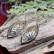 Load image into Gallery viewer, Marquise Trinity Knot Earrings