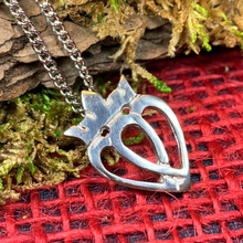 Load image into Gallery viewer, Two Hearts Luckenbooth Necklace