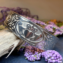 Load image into Gallery viewer, Galway Claddagh Cuff Bracelet