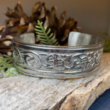 Load image into Gallery viewer, Thistle Pewter Bracelet