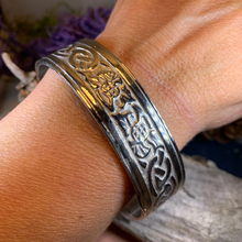 Load image into Gallery viewer, Thistle Pewter Bracelet