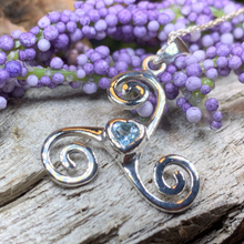 Load image into Gallery viewer, Celtic Spiral Love Necklace