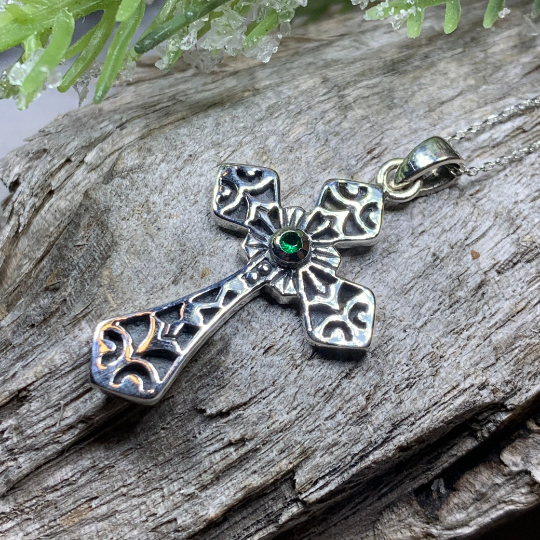 Caitlyn Celtic Cross Necklace — view 9