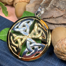 Load image into Gallery viewer, Four Triquetra Knot Necklace