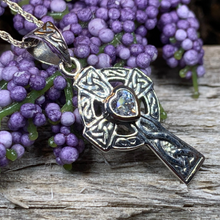 Load image into Gallery viewer, Celtic Cross Heart Necklace