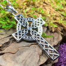 Load image into Gallery viewer, Foellan Celtic Knot Cross Necklace